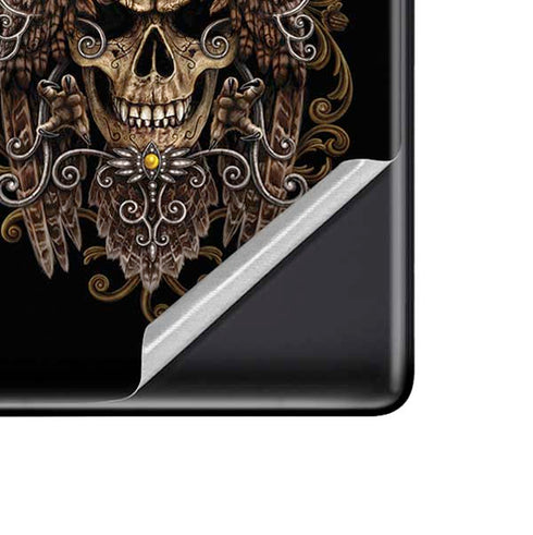 Skull and Owl by Sarah Richter Google Pixel 6 Skin